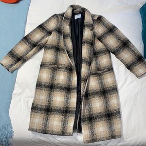 Old Navy Plaid Overcoat